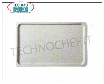 Polyester self-service trays with glass fiber and mineral grains 