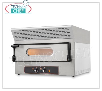 ELECTRIC OVEN for 2 PIZZAS, 61 x 52 cm chamber, with ACTIVATED CARBON extractor HOOD ELECTRIC PIZZA OVEN for 2 Pizzas with ACTIVATED CARBON EXTRACTOR HOOD, KUBE EVO Line, for 2 PIZZAS diameter 300 mm, CHAMBER mm 610x520x110h with REFRACTORY STONE TOP, V.230/1, Kw.3,25, Weight 59 Kg, dim.mm.740x600/740x550h