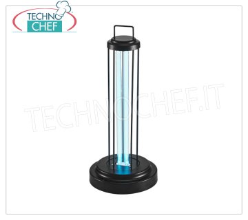 Utraviolet Germicidal Lamp Germicidal ultraviolet lamp made of quartz, equipped with remote control for remote control, 38 W - 220 V, dimensions Ø 190x470 mm.