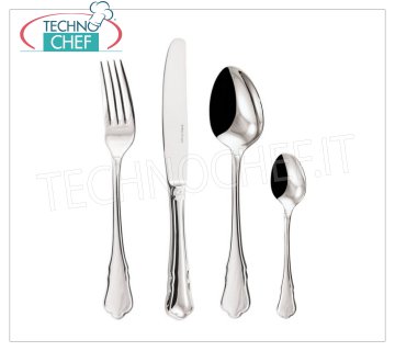 ARTHUR KRUPP - PADERNO, Cutlery in 18/10 steel Line LONDON, Silver finish, for catering TABLE SPOON, London Line, 18/10 stainless steel, SILVER finish - Item can be purchased in single pieces