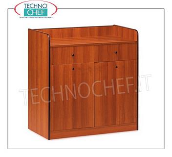 Room service furniture Cherry wood dining room furniture, with 2 storage drawers and 2 sliding hoppers, dim.mm.940x480x980h