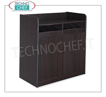 Room service furniture Cherry wood dining room furniture with 2 open drawer drawers, sliding hopper and 1 swing door, dim.mm.940x480x980h