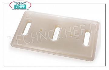 TECHNOCHEF - Super-fresh eutectic plate GN 1/1, Mod.PEGS9001 Gastro-Norm 1/1 super-fresh eutectic plate with practical grip handles, white color, Weight 4 Kg, dim.mm.530x325x30h