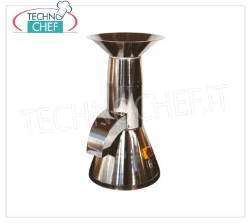 Bread grinder Stainless steel pepper mills Kg.180 / ORA, V 380/3, Kw 1.5, Weight 55 Kg, dim. mm. 570x600x1000h