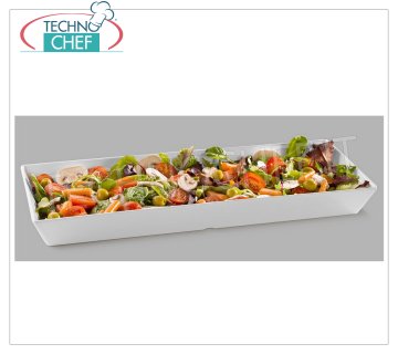 Technochef - RECTANGULAR TRAY in MELAMINE 500x200 mm, Mod. MP22037 Rectangular melamine tray, dim.mm.500x200x50h