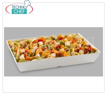 Technochef - RECTANGULAR TRAY in MELAMINE 350x250 mm, Mod.MP22038 Rectangular melamine tray, dim.mm.350x250x50h