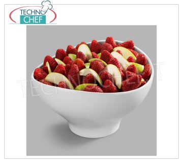 Technochef - OVAL BOWL in MELAMINE 290x165 mm, Mod.MPV22169 Oval bowl in white melamine, dim.mm.290x165x150h.