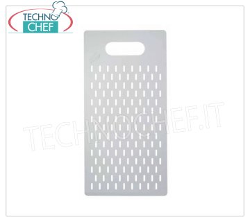 GIMETAL - Aluminum Perforated Pizza Peel by the Meter for Baking, cm 70x40 - mod.135420 Perforated aluminum pizza shovel for baking, with handle on one side, dim.cm.70x40