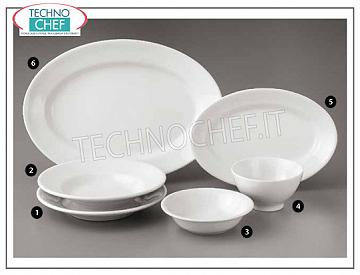 SATURNIA - TIVOLI BIANCO Porcelain Collection - Restaurant Plates SATURNIA - TIVOLI BIANCO Porcelain Collection - Restaurant Plates