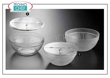 Salad bowl and bowls Stackable polycarbonate salad