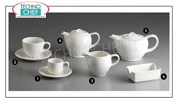 Coffee - cappuccino cups in porcelain COFFEE CUP WITHOUT PLATE, Alchemy Fine China Collection, cl.8,3, Brand ALCHEMY - Indicated unit price, available in packs of 24 pieces