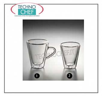 Coffee cups - cappuccino in glass CUP CAFFEINO, LUIGI BORMIOLI, Duos Termico Collection