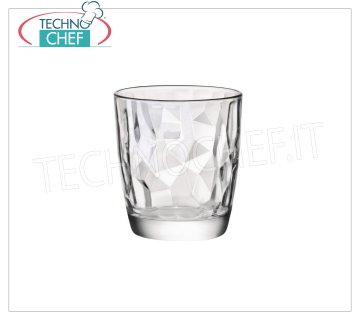 TRANSPARENT WATER GLASS, BORMIOLI ROCCO, Diamond Collection, CL.30.5 TRANSPARENT WATER GLASS, BORMIOLI ROCCO, Diamond Collection, CL.30,5, H 9,2, Diam.cm.8,5 - Available in packs of 15 pieces