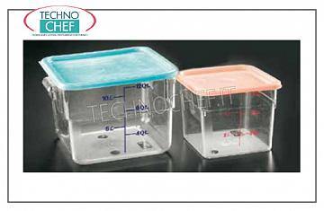 Cans for food storage Square storage container, CAMBRO, Lt.11