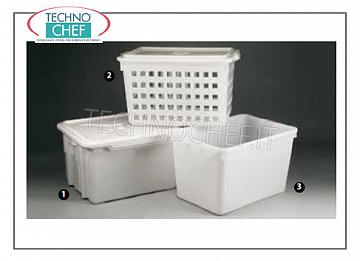 Containers and overlapping containers Sturdy basket for strong transport, GIGANPLAST, Cm.60x50x36