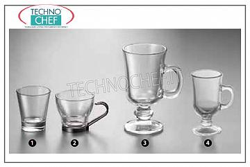 Coffee cups - glass cappuccino COFFEE BAKER