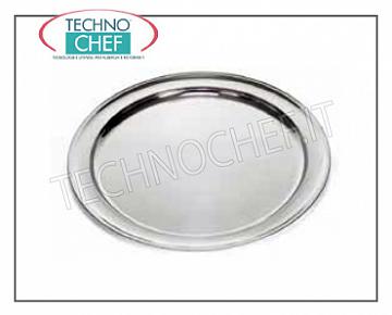 Stainless steel serving trays ROUND TRAY IN STAINLESS STEEL, DIAMETER 80 CM