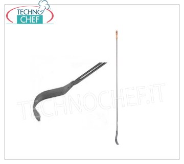 LILLY - Pala Tira-Brace Inox, Mod.70932 Shovel for embers in stainless steel, handle length 150 cm.