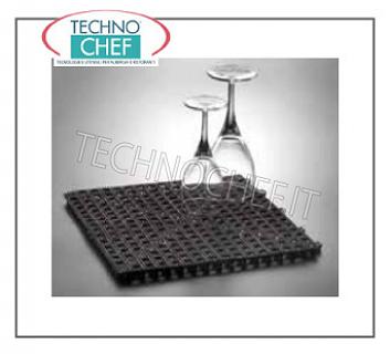 Bar rugs BLACK PLASTIC SCREW BOILERS, CM.30,5X30,5