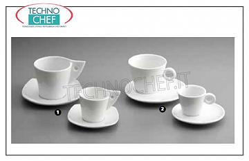 Coffee cups - porcelain cappuccino CUTTERS AND PIECES, TOGNAN BRAND