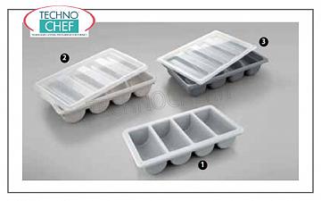 Cutlery containers Cutlery tray, HORECA, 4 seats, cm.53,5x34
