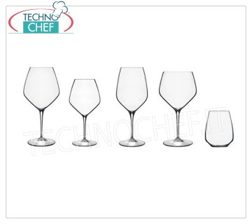 Glasses for the Table - complete coordinated series WATER GLASS, LUIGI BORMIOLI, Cristallino Tasting Atelier Collection