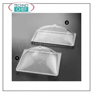 Dome-bell in transparent Plexiglass with tray Plexiglass dome-bell with tray, dim. cm 33x33x19h