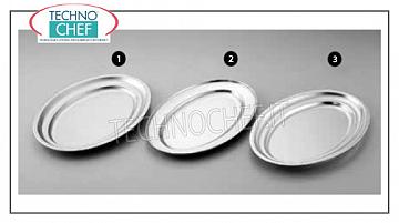 Stainless steel serving trays 18/0 STAINLESS STEEL OVAL TRAY
