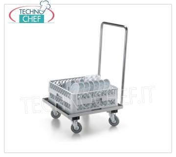 Dishwasher rack trolley 