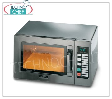 PANASONIC - Professional microwave oven mod NE1037, Chamber for GN 1/2 trays, Power 1000 W, DIGITAL CONTROLS PANASONIC Professional microwave oven, DIGITAL CONTROLS with 10 programs, chamber mm.330x330x200h, suitable for GN 1/2 trays, power output W 1000, 1 magnetron of 1000 W, V.230/1, Kw.1.49, weight 18 Kg, dim.mm.510x360x306h