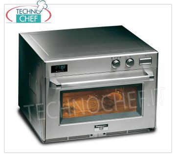PANASONIC - Technochef, Professional microwave oven, mod. NE 2140, with MANUAL commands PANASONIC Professional microwave oven, with MANUAL controls, 565x330x250h mm cooking chamber, suitable for 2 GN 1/1 trays, power output W 2100, 4 magnetons of 525 W, V.400 / 3, Kw 3.65, weight 54 Kg, dim.mm 650x526x471h