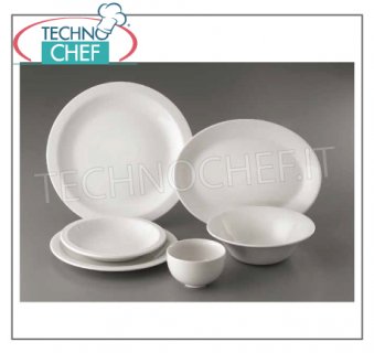 CHURCHiLL - Porcelain for Restaurant FLAT PLATE, Nova Bianco Collection, cm.28, Brand CHURCHiLL - Available for purchase in packs of 12