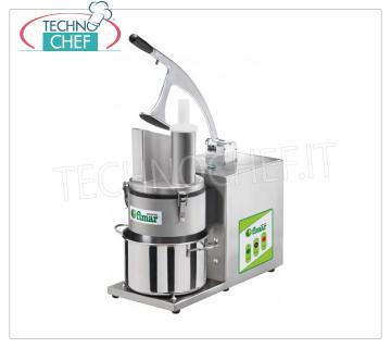 Fimar - Professional Table Top Electric Vegetable Cutter, Mod. L'Ortolana 4000 Industrial Electric Table Top Vegetable Slicer, Without Discs, V 230/1, Kw 0.37, dim. mm 280x630x550h