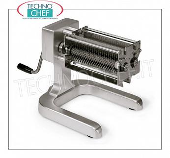 MANUAL meat tenderizers with 2 pairs of rollers with 44 + 44 blades, max thickness to be introduced 20 mm MANUAL meat tenderizer, in ANODIZED ALUMINUM with 2 pairs of rollers with 44 + 44 STAINLESS STEEL blades, MAXIMUM THICKNESS of the product to be introduced 20 mm, dimensions 270x330x280h mm