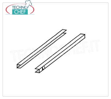 Pair of stainless steel grille guides Pair of stainless steel grille guides
