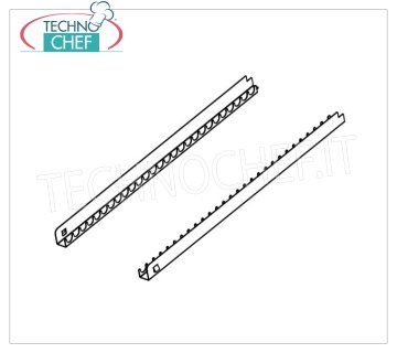 Stainless steel guides for salami bars (40 Kg) Pair of stainless steel guides for salami bars (40 Kg)