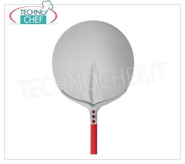 Round Pizza Peel Ø 33 cm for Baking in Aluminum, Tulip Line Round Tulip pizza peel for BAKING in anodized aluminum, Ø 33 cm, with handle available in different lengths.