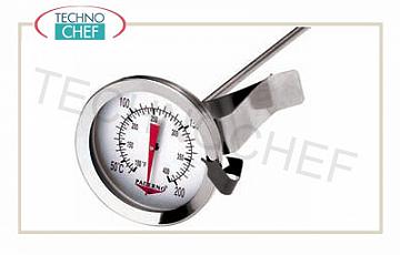 Thermometers in needlework Roasting needle thermometer, range from + 38 ° to + 205 ° C, division 10 ° C, dial diameter 5 cm