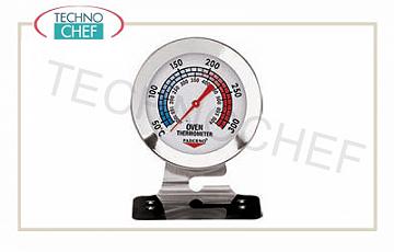 Thermometers in needlework Thermometer for oven, stainless, range from + 38 ° to + 316 ° C, division 10 ° C, dial diameter 7 cm