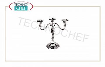 Table holders Candlestick 3 Lights H Cm 25