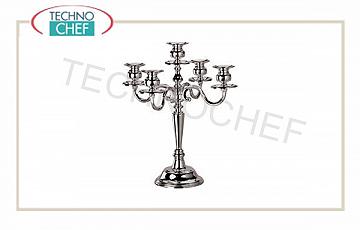 Table holders Candlestick 5 Lights H Cm 35
