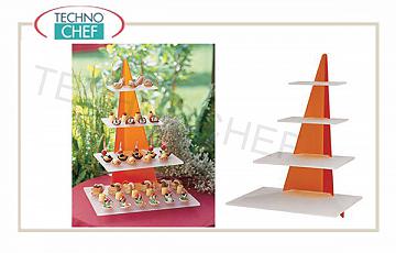 Display and pyramids for buffet Buffet Display 4 Pyramid Shelves