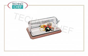 Refrigerated tray with cover 