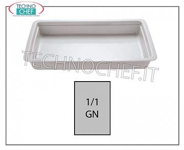 Gastronorm trays in porcelain Gn 1/1 Tray Cm 2