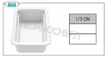 Gastronorm trays in porcelain Gn 1/3 Tray Cm 2