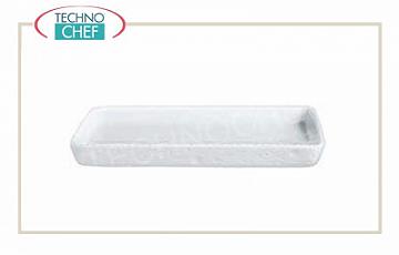 Porcelain bakeware Corded rectangular ovenproof oven dish, low in porcelain, 40x30 cm, 4 cm high