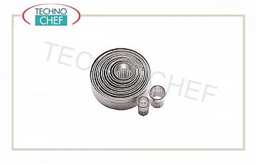 Stainless steel molds Chopped Ring Cm 10