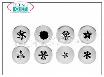 Sacks and spouts for decoration Conf. 8 Pcs Assorted nozzles