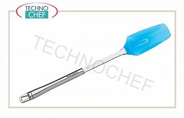 Series 48278 with stainless steel handle Small silicone spoon, dimensions cm 5,5x8, long cm 29,5, stainless steel handle