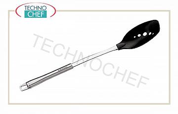 Series 48278 with stainless steel handle Perforated spoon for non-stick, 34.5 cm long, stainless steel handle